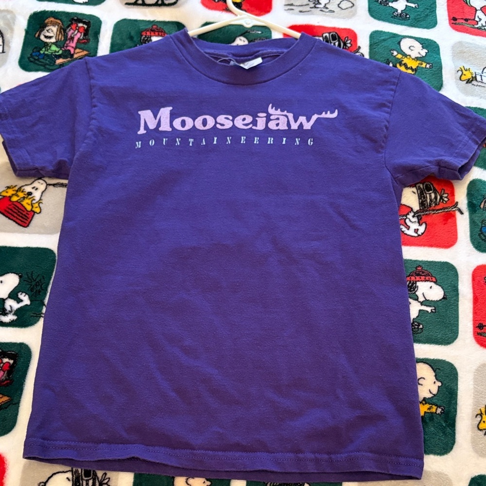 Moosejaw Kids Short Sleeve Tee in Bold Purple